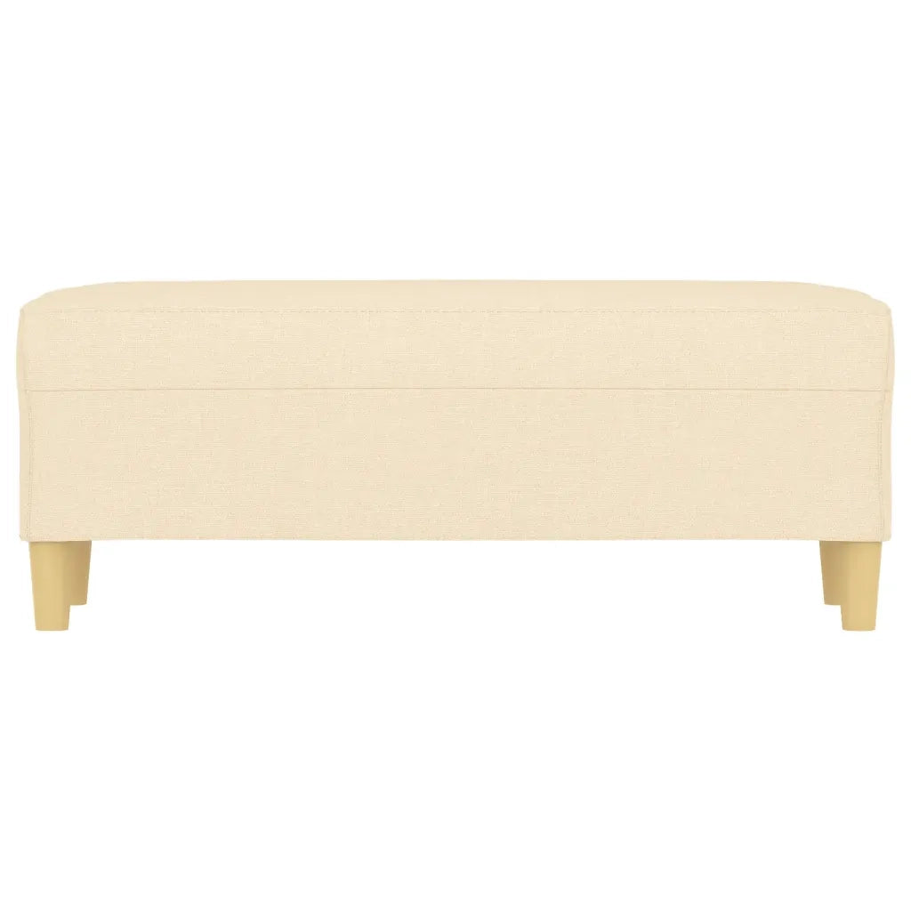 Panca Crema 100x35x41 cm in Tessuto CFW1764327