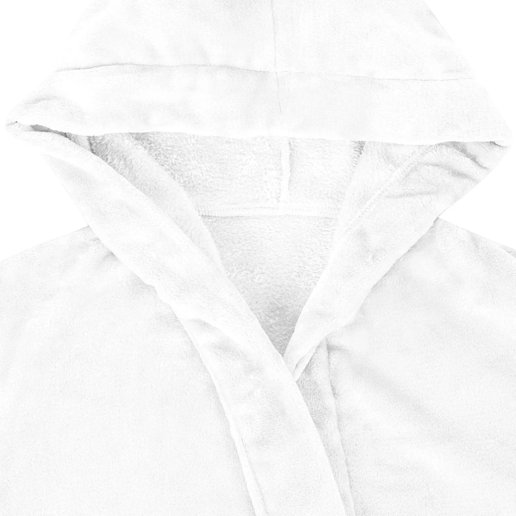 Accappatoio con Cappuccio Bianco xxl Flanella CFW1243728