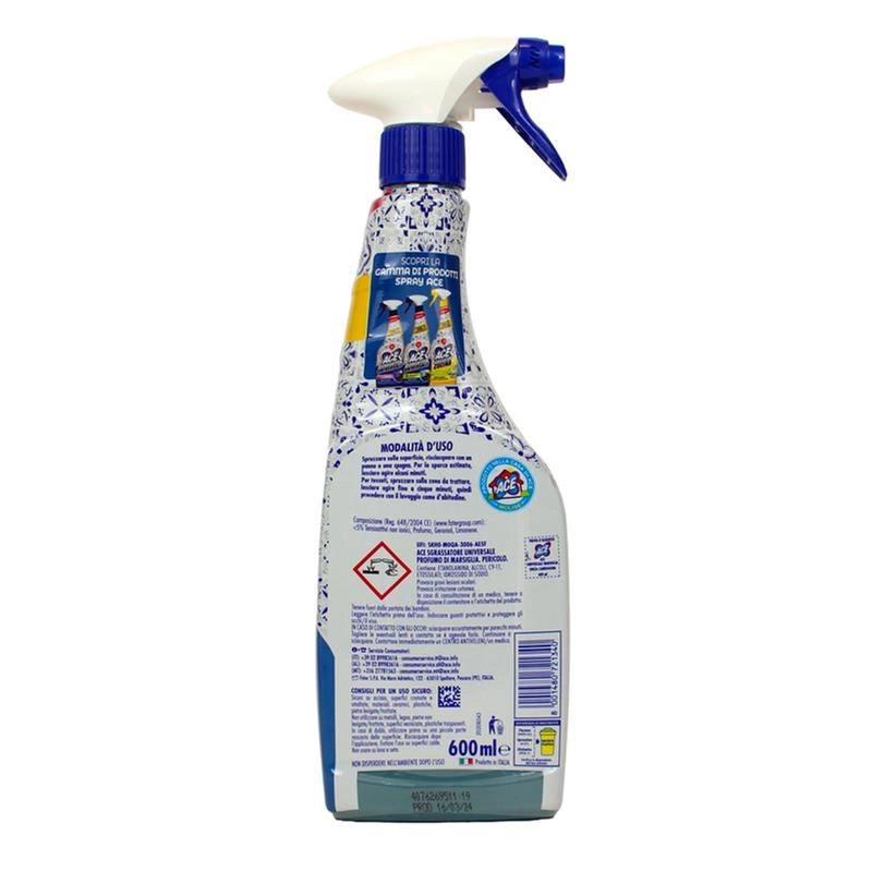 ACE SPRAY SGRASSATORE UNIVERSALE 600ML MARSIGLIA