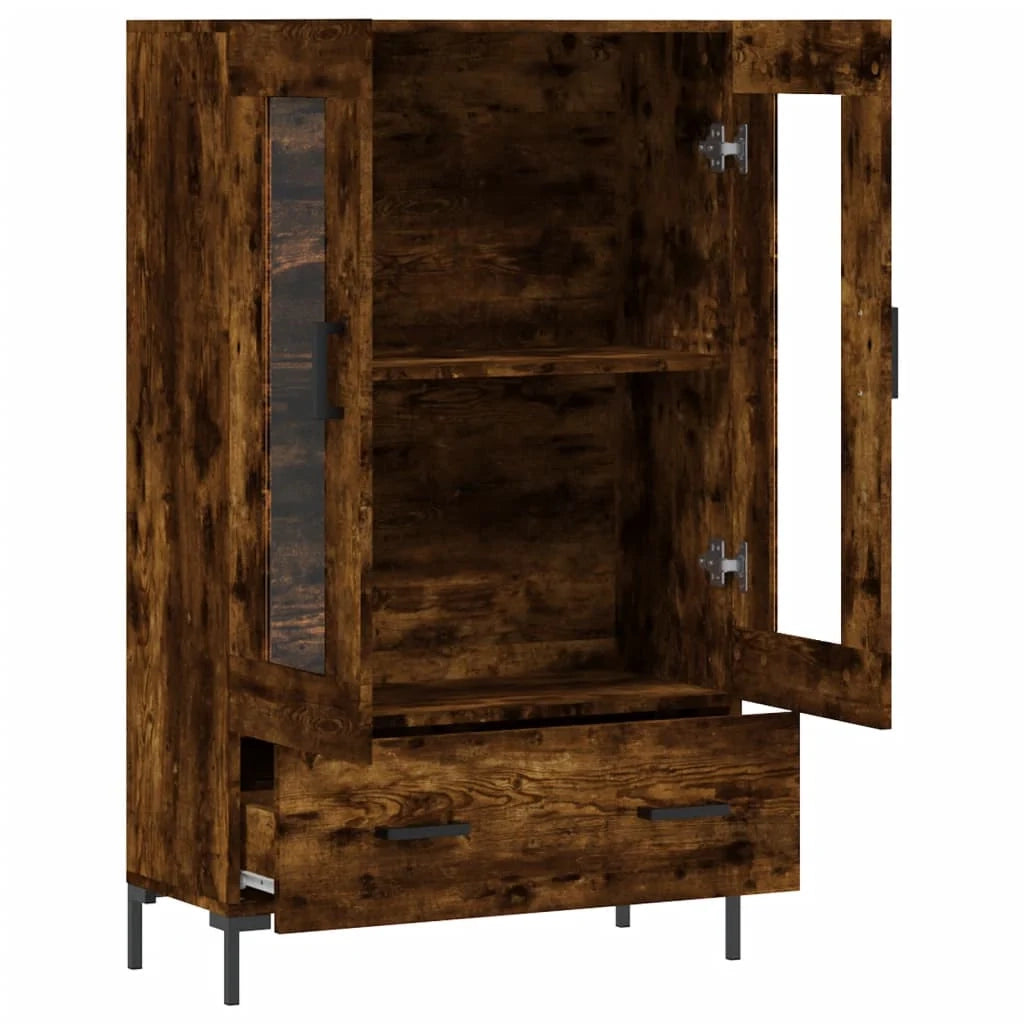 Buffet credenza cassettiera mobiletto mobile contenitore organizer cucina soggiorno salotto alto 69,5 x 31 x 115 cm legno ingegnerizzato marrone 02_0033400
