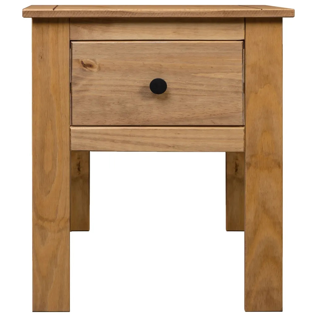 Comodino | Armadio da Notte | Mobiletto da notte 46x40x57 cm in Legno di Pino Panama Range