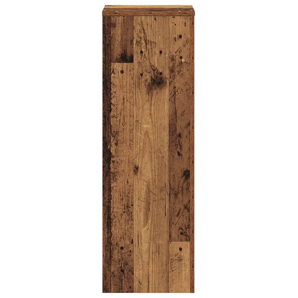 Supporto per Piante Legno Vecchio 33x33x100 cm in Truciolato
