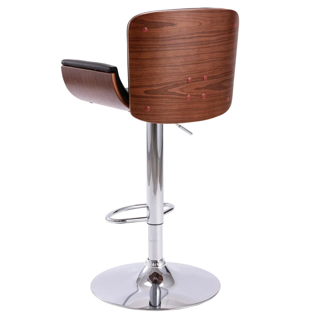 Sgabello da Bar Nero in Similpelle cod mxl 64345
