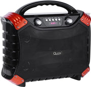 Quer KOM0837 - Altoparlante portatile + microfono - Set con BLUETOOTH, MP3, Radio FM, KARAOKE