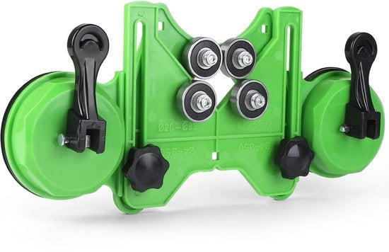 Guida di foratura con alta precisione - Regolabile con chiusura a vite 4-83 mm - Doppia morsa - Posizionatore multifunzionale - Per ceramica, piastrelle, vetro - Sicuro e preciso - Posizionamento del foro