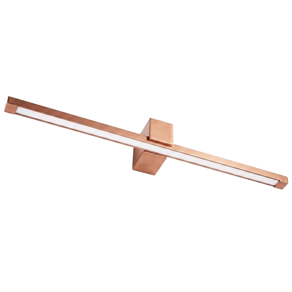 Applique Da Bagno Led Swe054-1w 80 Cm Copper Brush