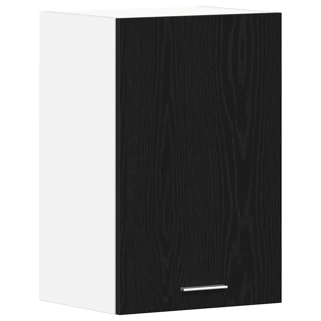 Pensile pensile Rovere Nero 40x31x60 cm in Legno Multistrato 863141