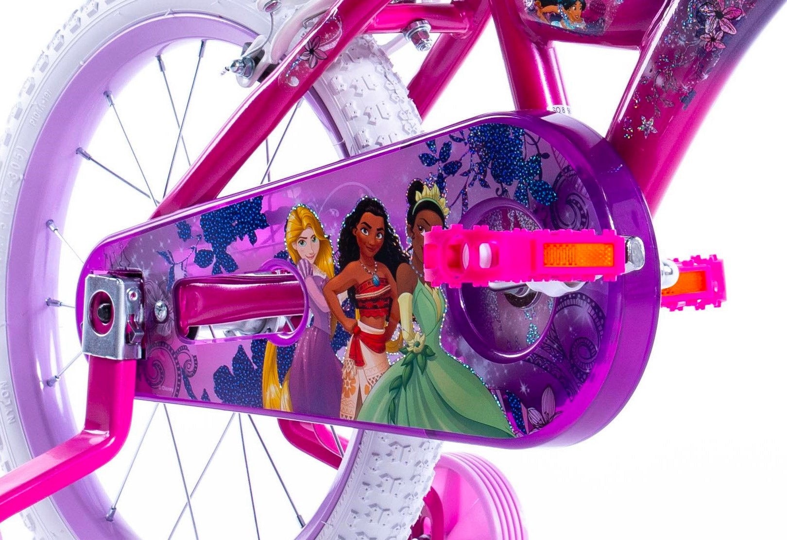 Bicicletta per Bambina 16” 2 Freni con Licenza Disney Princess Rosa