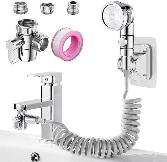 Set per doccia per vasca da bagno - 3 modi per doccia per capelli - inclusi adattatori