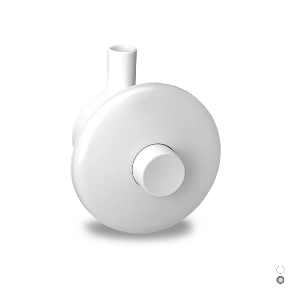 PULSANTE PNEU A PARETE PER MONTAGGIO INCASSO- Cromo- PUCCI- pezzi 1