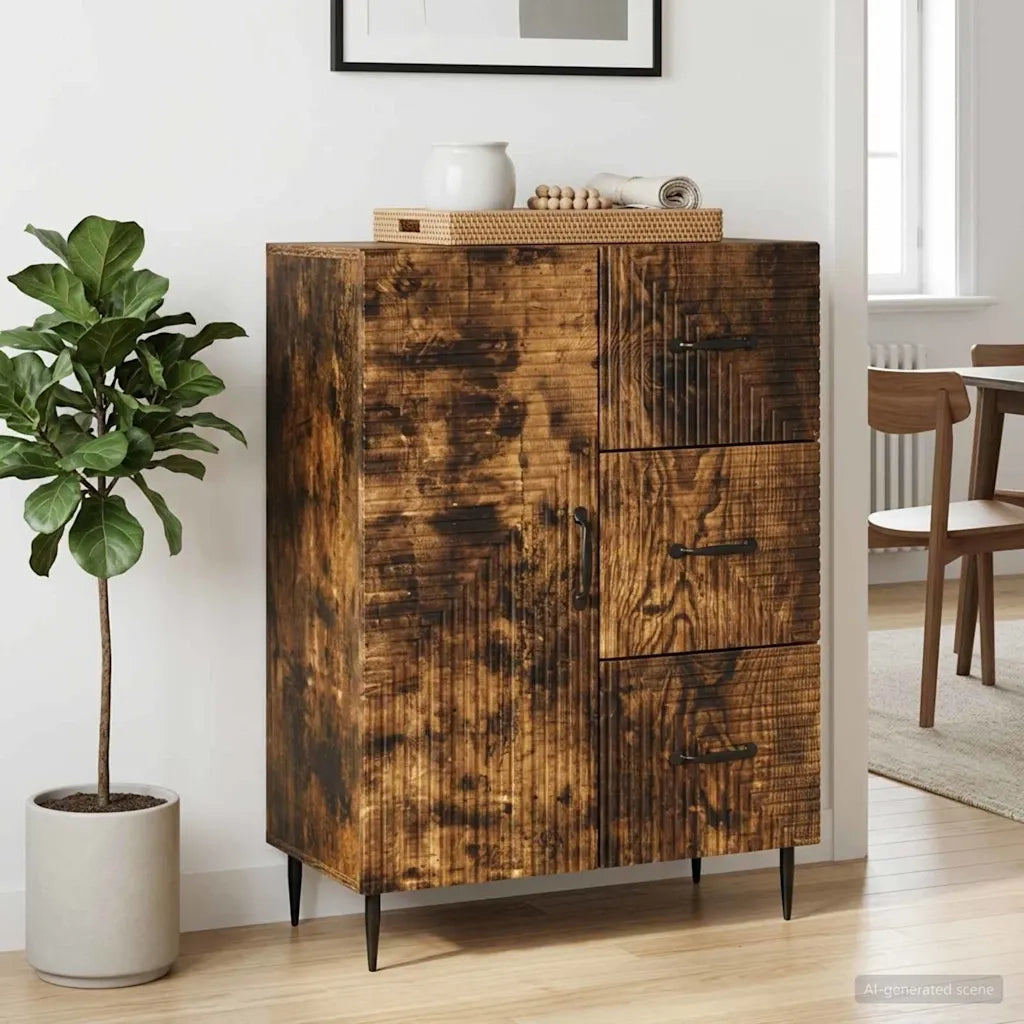 Credenza Rovere Fumo 66 x 34,5 x 89,5 cm Legno ingegnerizzato 894860