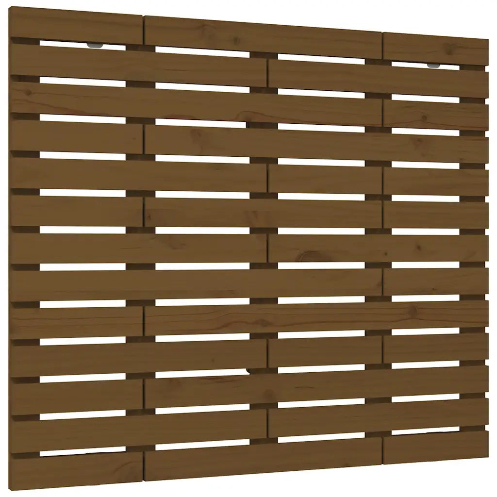 Testiera | Testata da Parete Ambra 96x3x91,5 cm in Legno Massello di Pino