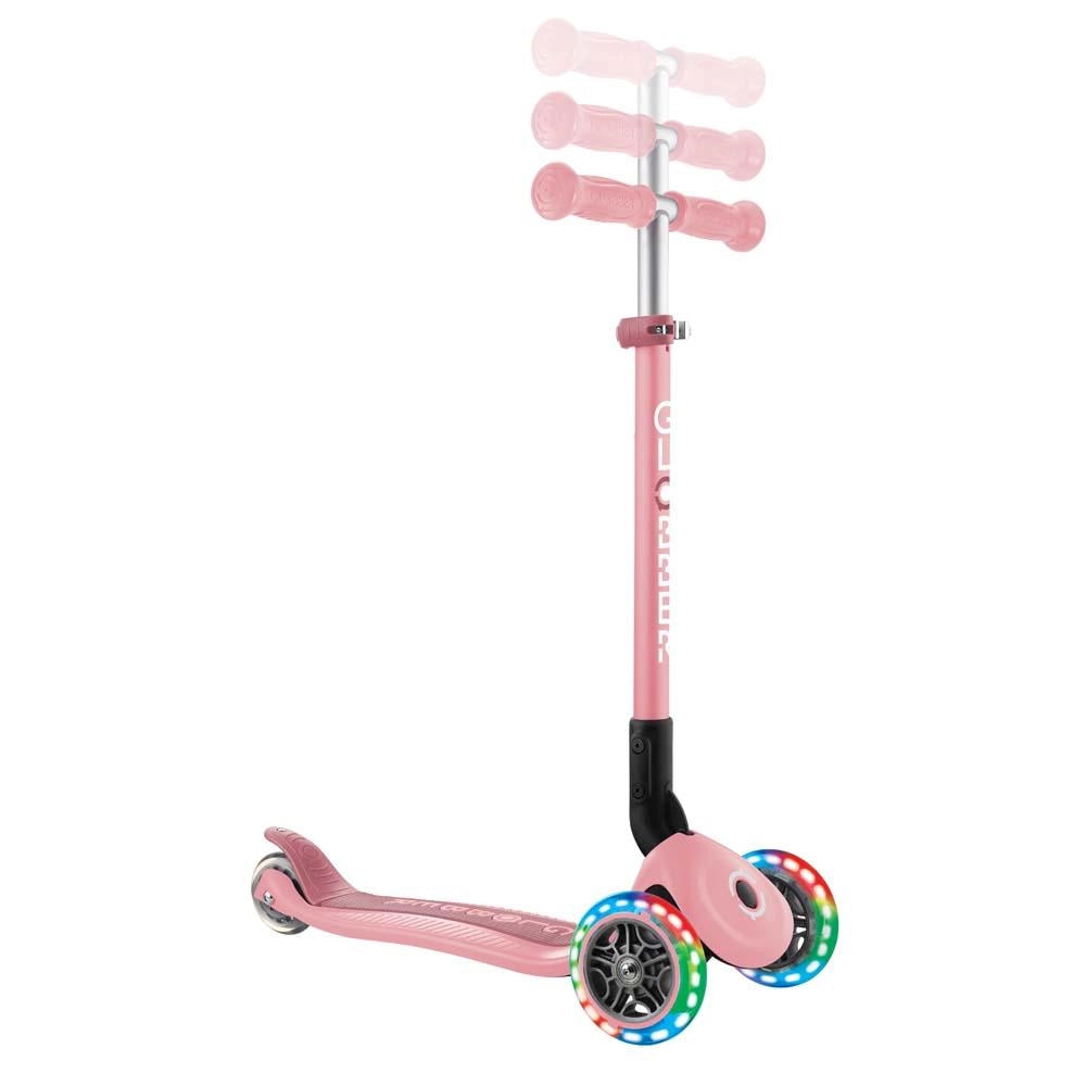 Globber - Primo Foldable Lights - Pastel Pink