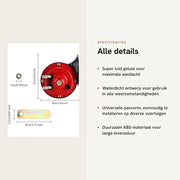 Autoclaxon Super Luide 300 dB - 12V Fischio Acustico Idroimpermeabile - Doppio Fischio - Materiale ABS - Forma Universale - Duraturo - Fischio per Auto