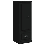 Credenza | Madia | Buffet da pranzo | Armadio da pranzo Nera 36x35,5x103,5 cm in Legno Multistrato