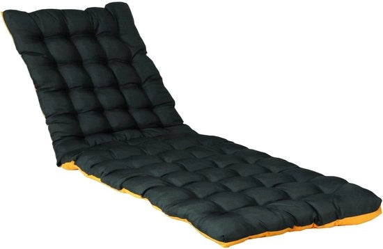 Cuscino a strati per lettini da sole in tessuto impermeabile a due colori, 190 x 60 cm - 4 varianti, Comodo e Sostenibile