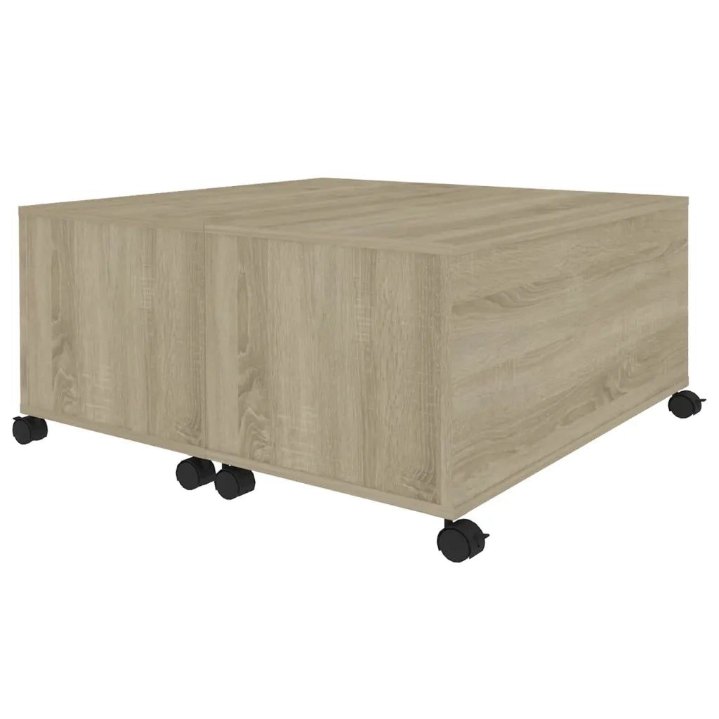Tavolino da CaffÃ¨ Rovere Sonoma 75x75x38 cm in Truciolato