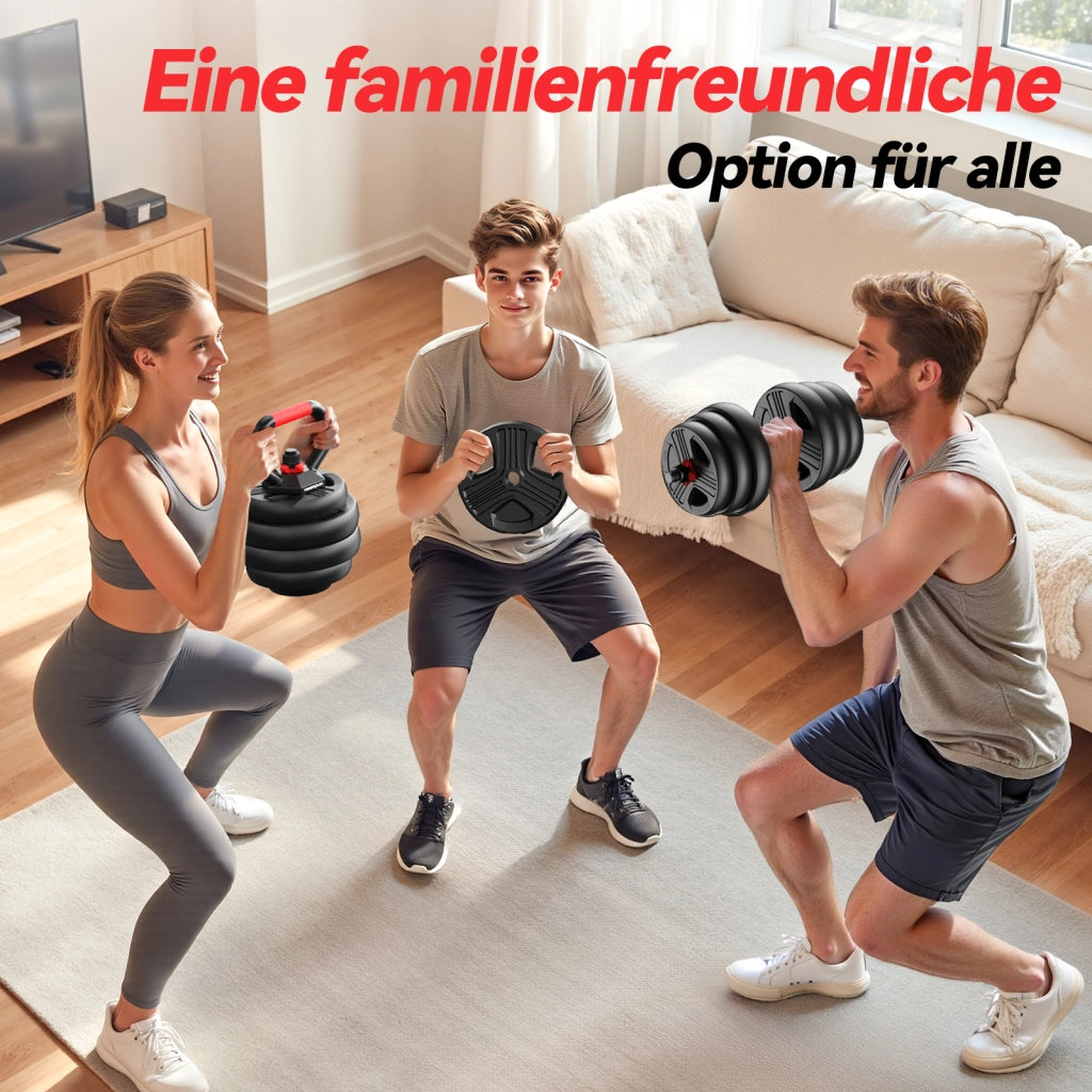 Set di manubri regolabili 10-20kg ¨C zephmum ¨C Hanteln, Kettlebell, Langhantel
