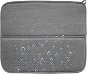 Set di 2 assorbenti microfibra per asciugare piatti senza residui - 36 x 44 cm, pieghevoli e spazievendenti