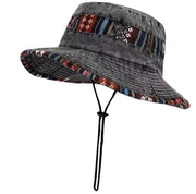 Cappello da sole per uomo estivo anti-UV pieghevole cappello da pesca cappello da uomo in cotone