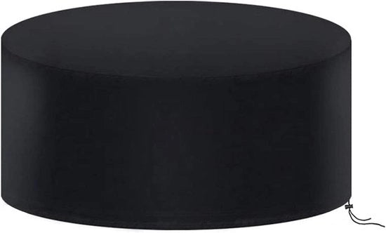 Tappeto per tavolo da giardino - copertura per mobili da giardino - copritavolo - 210d Oxford Tappeto per tavolo da giardino - copertura impermeabile - copertura per tavolo da giardino - 180 x 90 cm - Nero