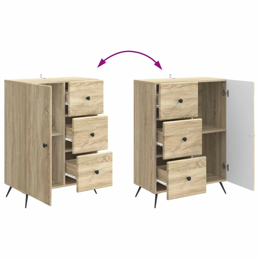 Credenza Rovere Sonoma 66 x 34,5 x 90 cm Legno ingegnerizzato