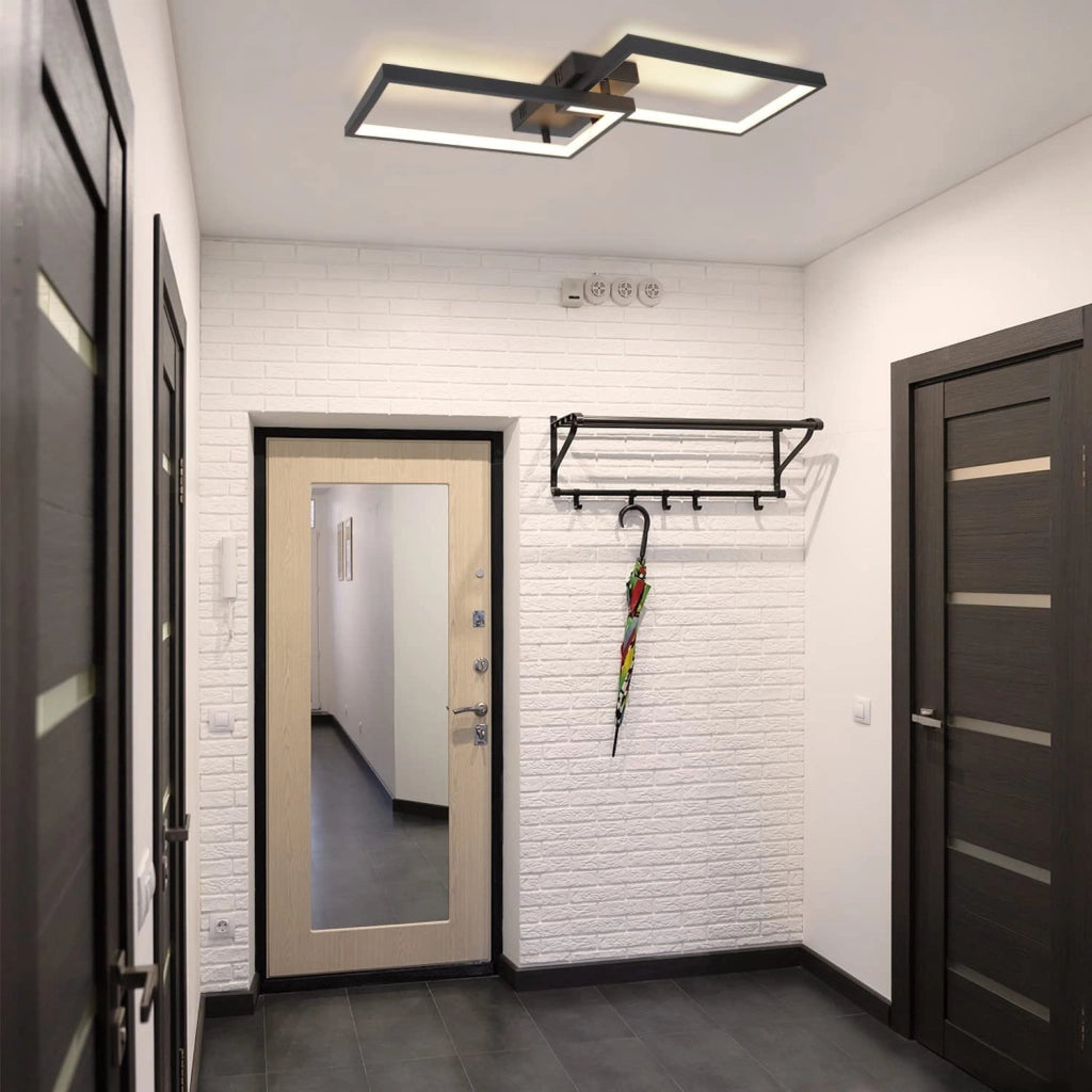 ZMH Lampada da soffitto LED moderna telecomando illuminazione regolabile per interni