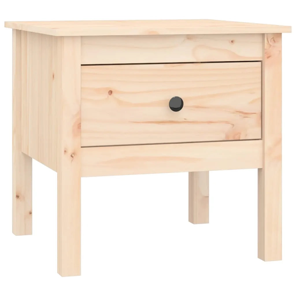 Tavolino 50x50x49 cm Legno Massello di Pino cod mxl 16821