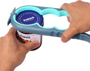 Apri-bottiglie per persone con debolezza muscolare per l'apertura di tappi resistenti apri-bottiglie per persone con debolezza muscolare (modello blu e grigio)