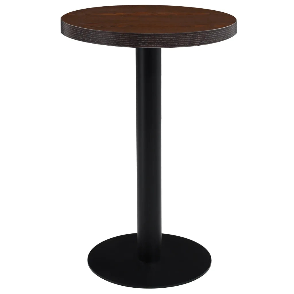 Tavolo da Bistrot Marrone Scuro 50 cm in MDF cod mxl 64321
