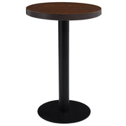 Tavolo da Bistrot Marrone Scuro 50 cm in MDF cod mxl 64321