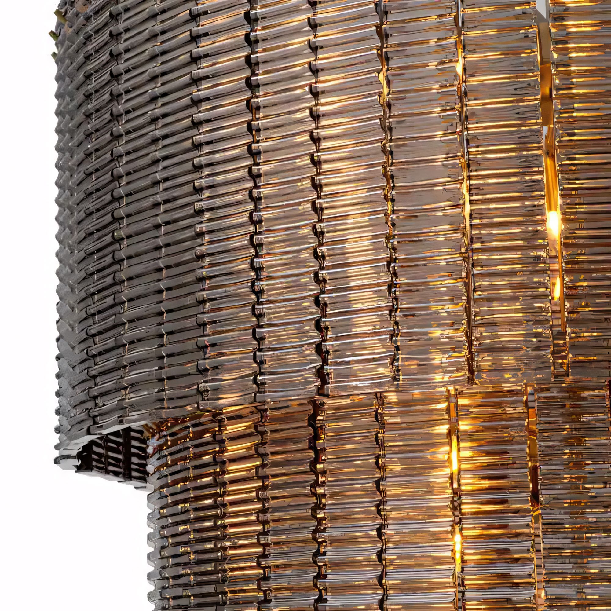 Lampadario A Sospensione Da Soffitto APP1677-8CP Marrone