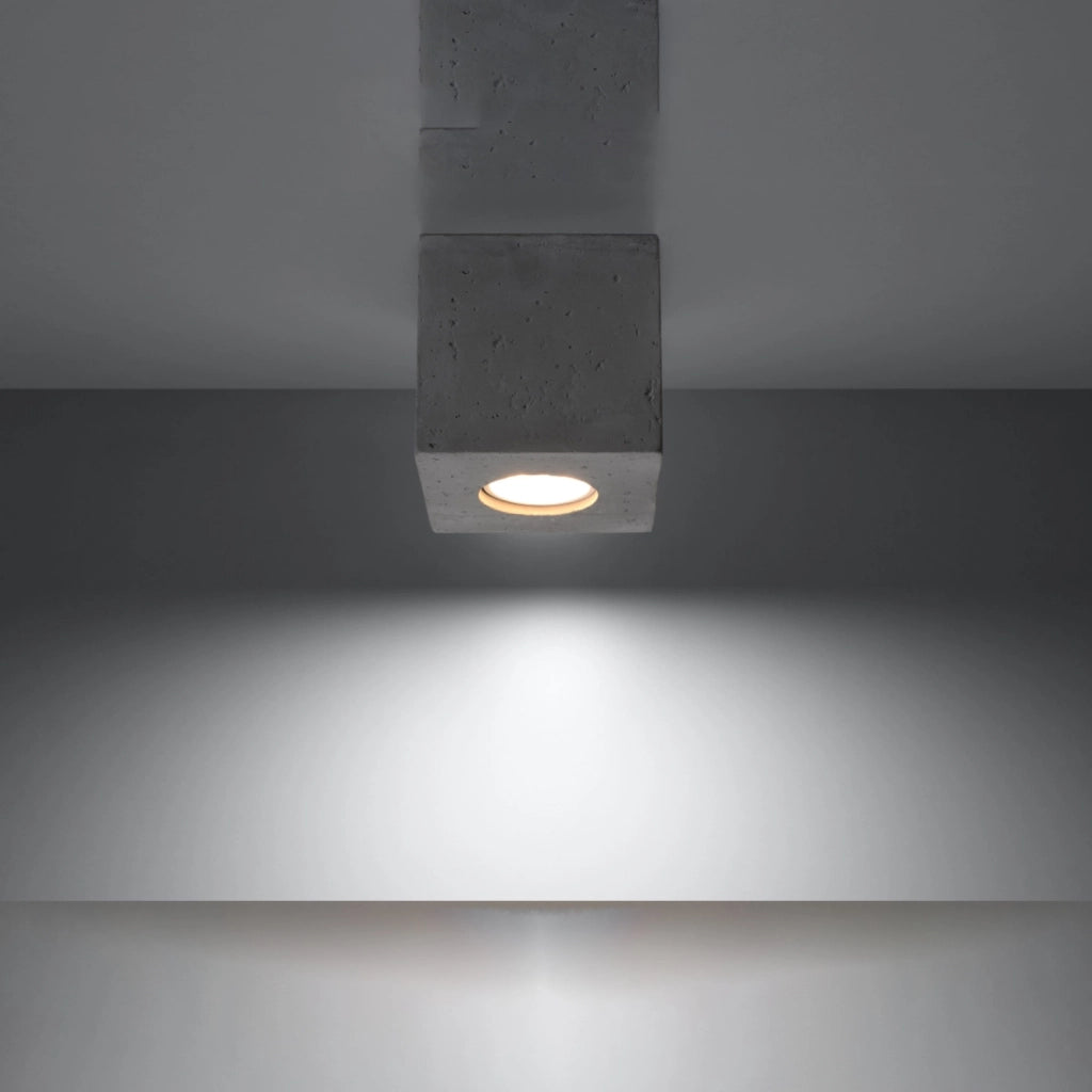 Faretto soffitto TETRIS cemento bianco GU10 Pure Lume