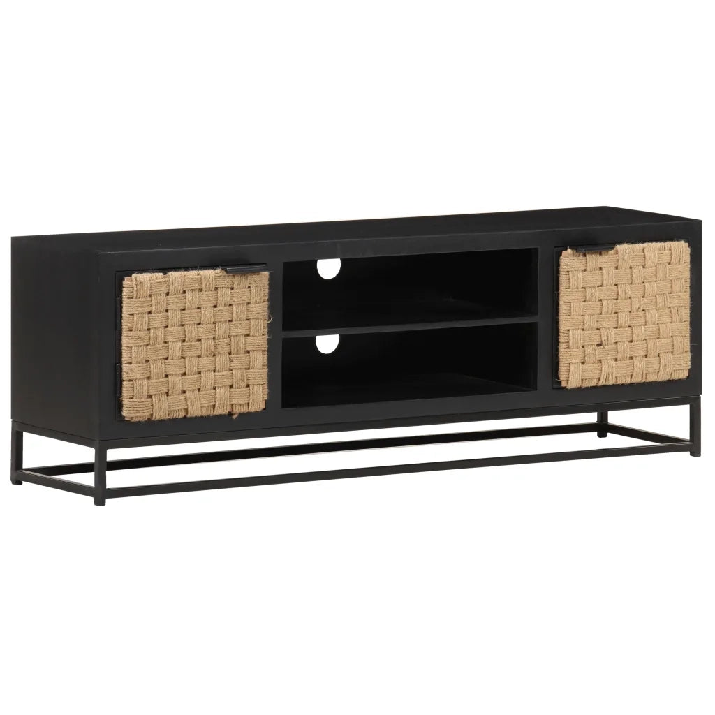 Mobile Porta TV 120x30x40 cm in Legno Massello di Mango 323496