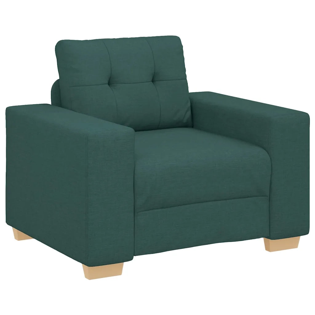 Divano Sedia-Poltrona-Sofa Relax Verde Scuro 60 cm in Tessuto