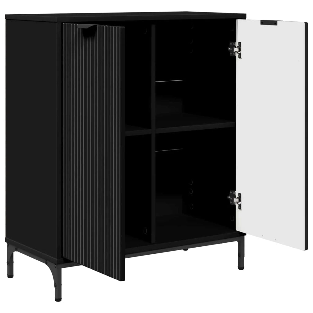 Credenza Nero 69,5 x 33 x 82 cm Legno multistrato 883425