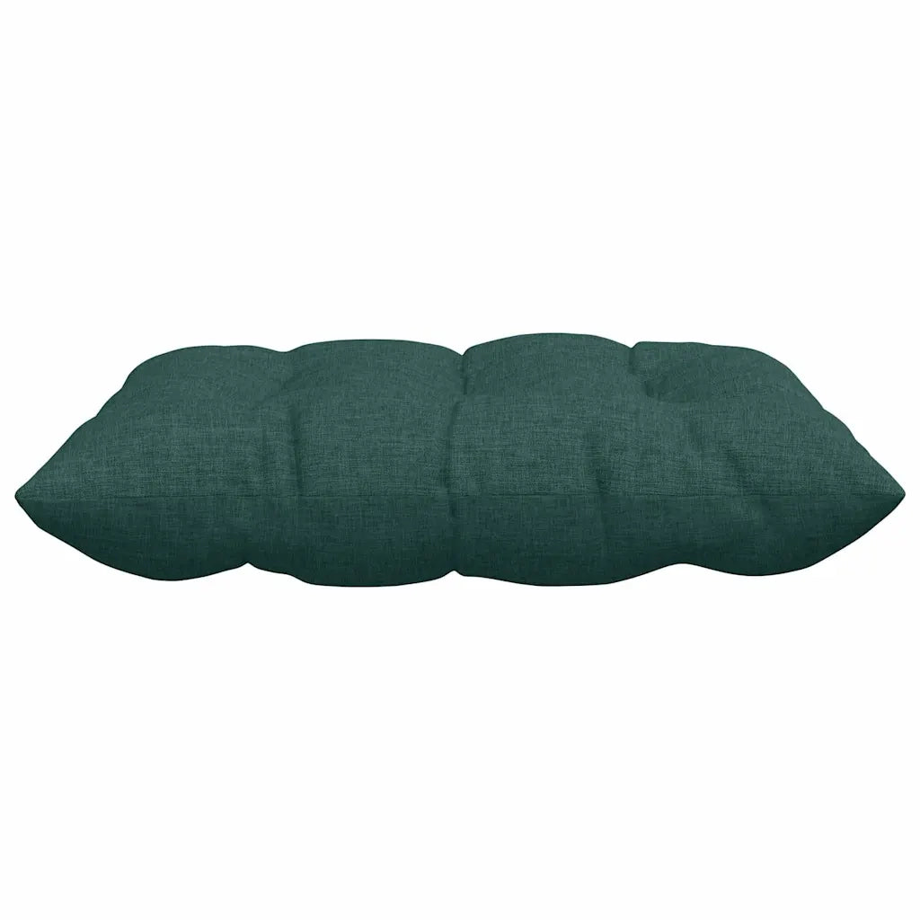Cuscini per Seduta 4 pz | Cuscini per sedie Verde Scuro 40 x 40 x 6 cm Tessuto