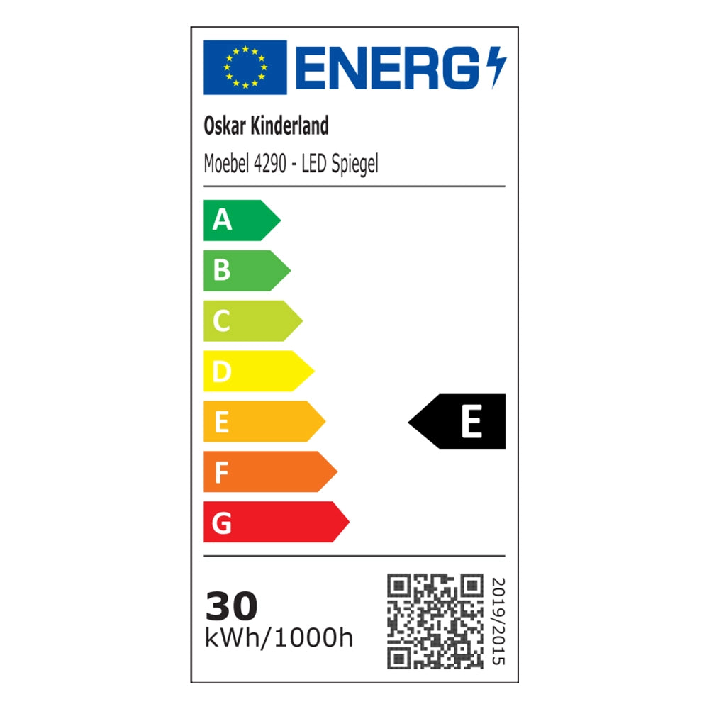 Vicco Tavolo da toeletta Bianco 120 cm con specchio a LED e panca