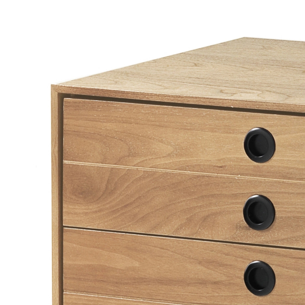 Madia porta TV effetto legno finitura rovere cm. L.170 P.40 H.51