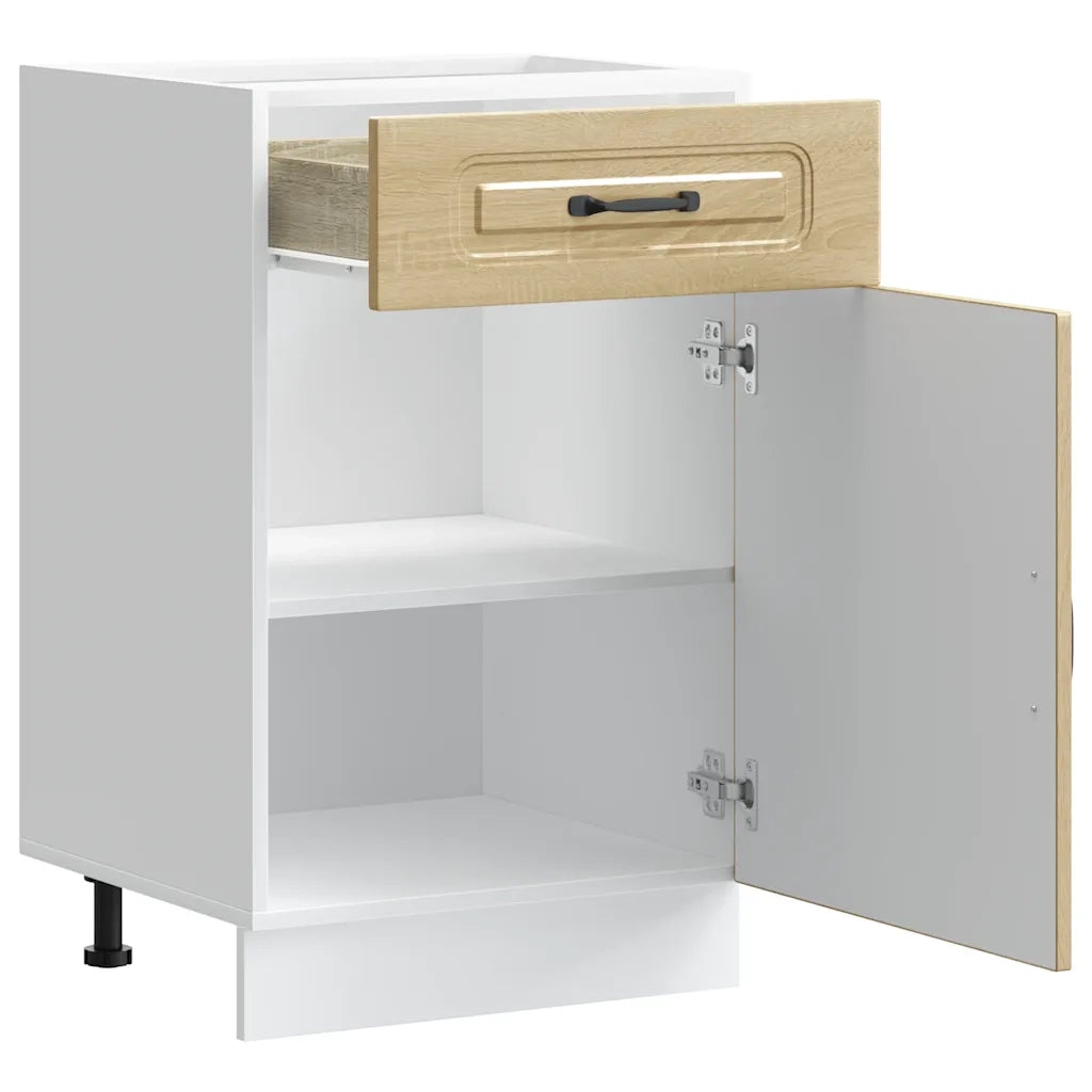 Base da Cucina Kalmar Rovere Sonoma in Legno Multistrato 853480