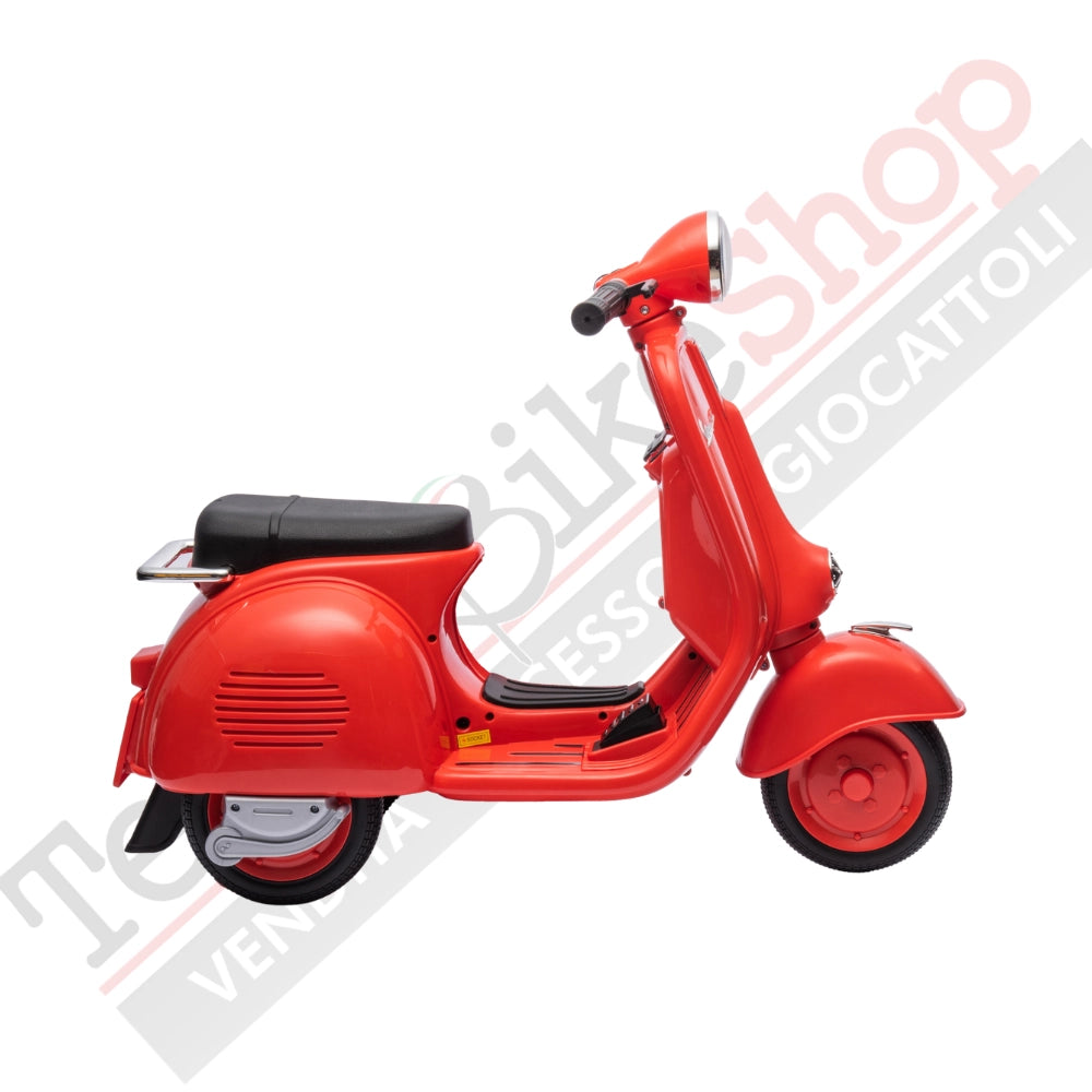 Vespa Sidecar Small Special 6V per Bambini con Licenza Ufficiale Piaggio-Rosso