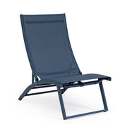Set di 2 Poltrone Lounge Reclinabili da Esterno in Alluminio e Textilene - TERRA