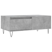 Tavolino salotto | Tavolino da caff¨¨ | Tavolino da Soggiorno Grigio Cemento 90x50x36,5 cm Legno Multistrato