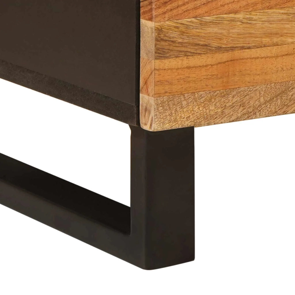 Credenza con Ripostiglio Marrone 60 x 33 x 75 cm