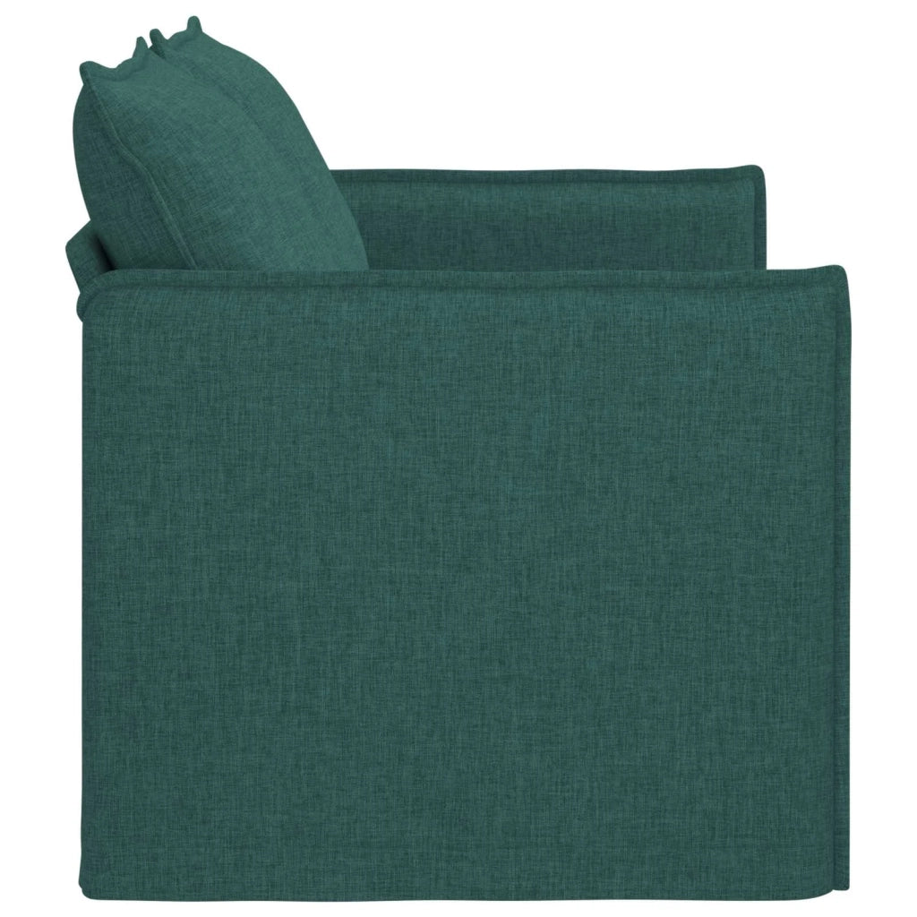 Divano Verde Scuro 136 x 82 x 85 cm Tessuto 42024514