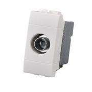 Connettore Presa TV Terminale Maschio MBL Bianco 1M Compatibile Bticino Living Light BLB2250