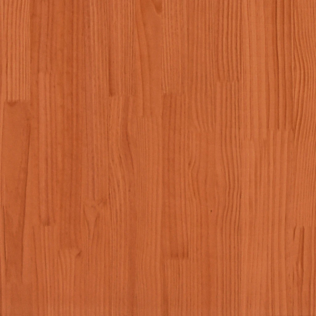 Letto Libreria senza Materasso Marrone Cera 140x190 cm Legno 3321913