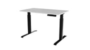 SCRIVANIA ELETTRICA REGOLABILE NOOM DESK MOTION 120 GAMBE NERE PIANO BIANCO MOON
