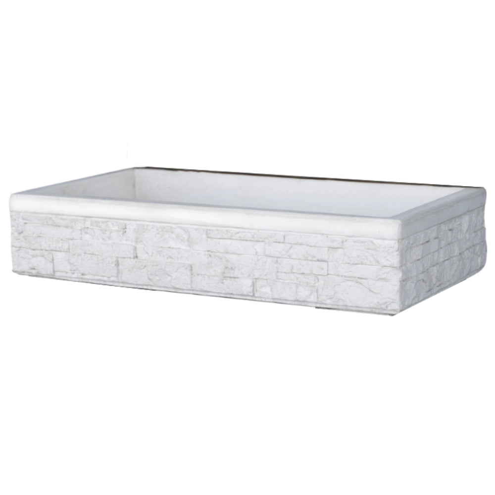 Pilozza lavabo calcestruzzo cemento serie muraglietto giardini lavanderie *** misure 45 x 42 x h.16 cm, confezione 1