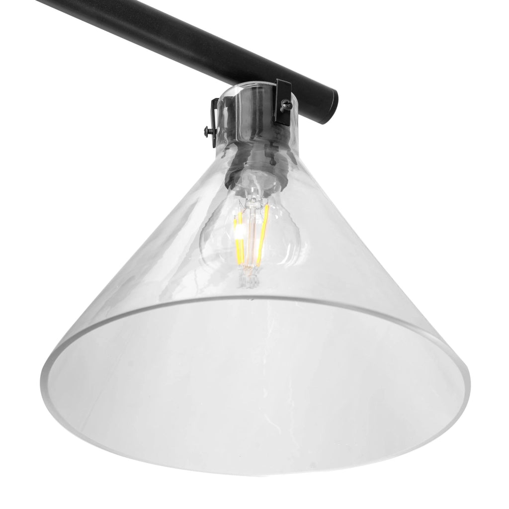 Lampada Da Soffitto Di Vetro Metallico APP317-2CP